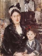 Berthe Morisot, The Madam and her dauthter